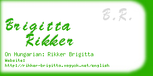 brigitta rikker business card